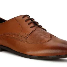 Hush Puppies by Bata Men's RALPH E 23 Tan Derby Shoes image 4