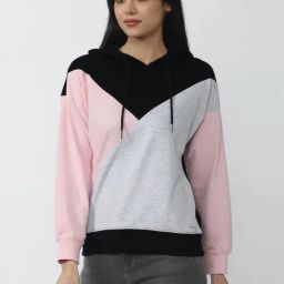 Van Heusen Multicolored Cotton Color-Block Pattern Sweatshirt-picture-41