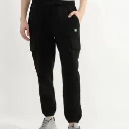 United Colors of Benetton Black Cotton Regular Fit Joggers-picture-40