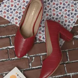 Pelle Albero Women's Maroon Casual Pumps-image-13