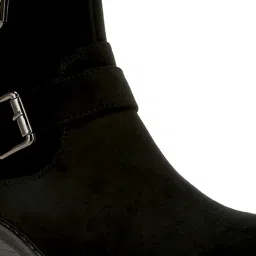 London Rag Women's Black Snow Boots image 4