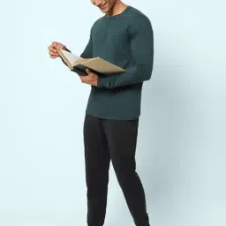 Ajile by Pantaloons Pine Cotton Slim Fit Lounge T-Shirt image 5