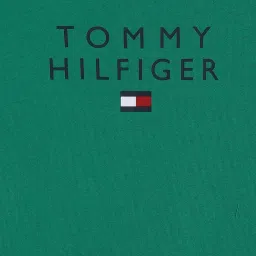 Tommy Hilfiger Kids Olympic Green Printed Regular Fit T-Shirt image 4