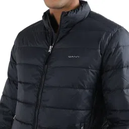 Gant Navy Regular Fit Quilted Quilted Jacket image 4
