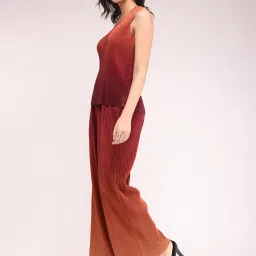 Fablestreet Brown Printed Co-Ord Set image 4