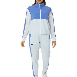 Asics Blue Color-Block Sports Track Pants image 4