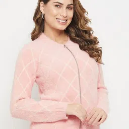 MADAME PinkSelf Full Sleeves Sweater image 4