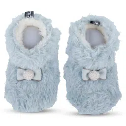 Baby Moo Kids Blue Regular Fit Booties image 4