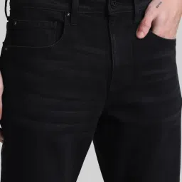 Jack & Jones Black Denim Cotton Bootcut Jeans image 4