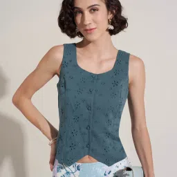 Honey by Pantaloons Hydro Embroidery Top image 4