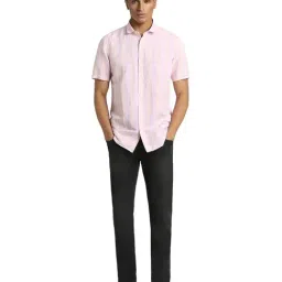 Simon Carter London Pink Printed Regular Fit Shirt image 5