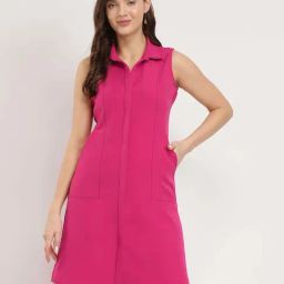 Fablestreet PinkCasual Dress-picture-19