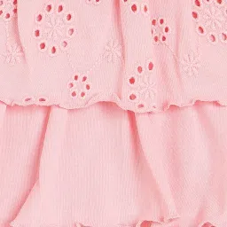 MINIKLUB Girls Pink Self Top image 4