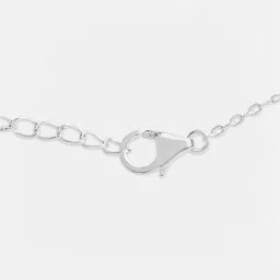 Mia by Tanishq Petite Daisy Silver Anklet for Women image 4