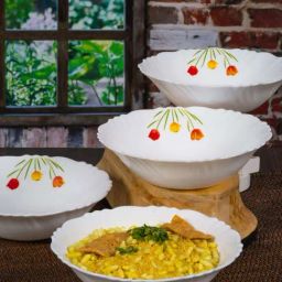 Cello White Opalware Snack Bowl (0.42 L) - Set of 6-picture-23