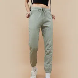 Fame Forever by Lifestyle Green Solid Pants-image-24