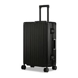 EUME Textured Hard-Sided Medium 360-Degree Rotation Trolley Bag-image-66