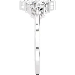 Sparkles Lab Grown Diamond 14k (585) White Gold Ring Women image 4