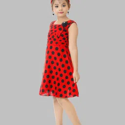 Fessist Polka Dot Print A-Line Mini Dress image 2