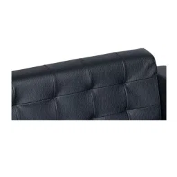 Parin SS LEO 3S 3 Seater Leatherette office Sofa , Black image 5