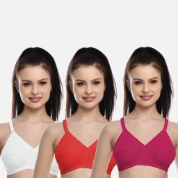 fims FIMS: Fashion is my Style White & Red Everyday Bras - Pack Of 3-picture-3