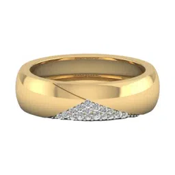 SHINE ETERNAL Lab Grown Diamond 14k (585) Yellow Gold Ring for Men-picture-10