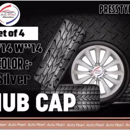 Auto Pearl R12 Press Type With Retention Ring PT136 Wheel Cover for Maruti Alto 800 30.48 cm image 4
