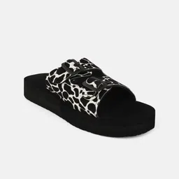 MOZAFIA Women Open Toe Flats with Buckles image 2