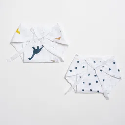 Aariro Organic Cotton Nappy Little Dino  Set of 2-picture-10