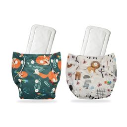 Chinmay Kids One Size Adjustable Baby Cloth Button Diaper - Washable/Reusable Nappies for Infants & Toddlers With White Insert (8 X 8 inch) Pack of 2-picture-24