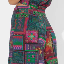The Souled Store Women Printed Mid-Rise Shorts image 3