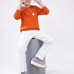 Monte Carlo Boys Round Neck Full Sleeve Pullover image 3