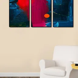 999Store MDF 3 Piece Wall Rectangle Paintings Wall Art - 23.6 x 15.7In-picture-13