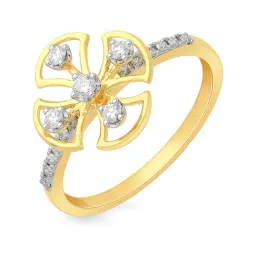 Malabar Gold and Diamonds 18k Yellow Diamond Ring for Women-picture-40