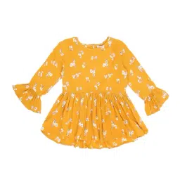 Gini & Jony Kids Yellow Floral Print Top-picture-13