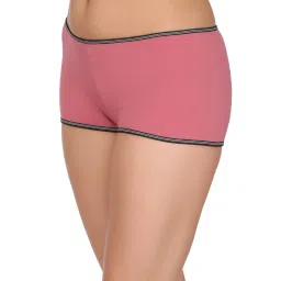 Clovia Blue & Yellow Cotton Printed Boyshorts Panties - Pack Of 5 image 4