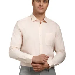 Louis Philippe Pink Cotton Regular Fit Shirt-picture-15