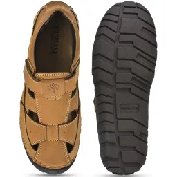 Woodland Men's Camel Fisherman Sandals image 4