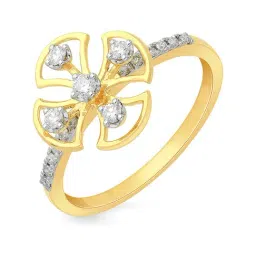 Malabar Gold and Diamonds 18k Yellow Diamond Ring for Women-picture-29