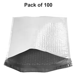 Hetu Bubble Lined Courier Bags With POD Pouch 60 micron Thickness and Size 12 x 16 inch (30.48 x 40.64 cm) (Pack of 100) image 2
