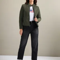 U.S. Polo Assn. Olive Regular Fit Puffer Jacket image 4