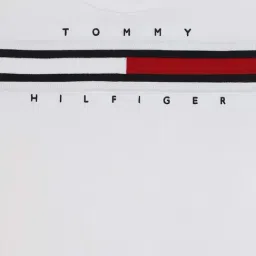 Tommy Hilfiger Kids Optic White Printed Regular Fit T-Shirt image 3