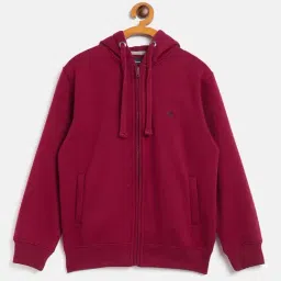 Crimsoune Club Kids Maroon Slim Fit Sweatshirt-picture-30