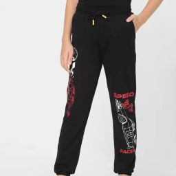 Jack & Jones Junior Black Printed Joggers-picture-4