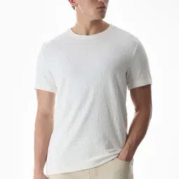 Jack & Jones White Cotton Regular Fit T-Shirt-picture-37