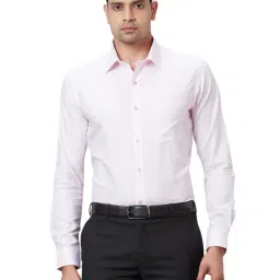 Raymond Red Slim Fit Texture Shirt-image-88