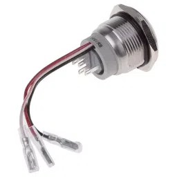 RS PRO Push Button Switch Momentary Panel Mount 30.2 mm Cutout, 8771858 image 3