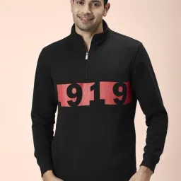 Byford by Pantaloons Black Regular Fit Printed Sweatshirt-picture-15