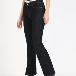 TOMMY HILFIGER Blue Cotton Solid Jeans image 4