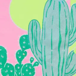 Fame Forever by Lifestyle Kids Lime Green & Pink Cotton Printed T-Shirt image 4